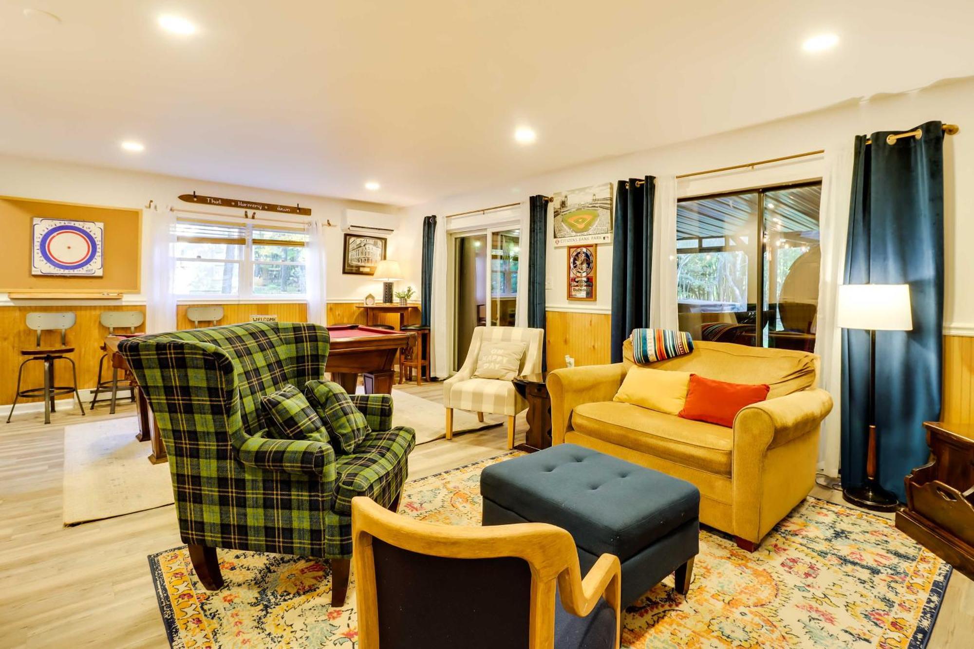 Poconos Ski Retreat With Sauna, Hot Tub, And Game Room Lake Harmony Extérieur photo